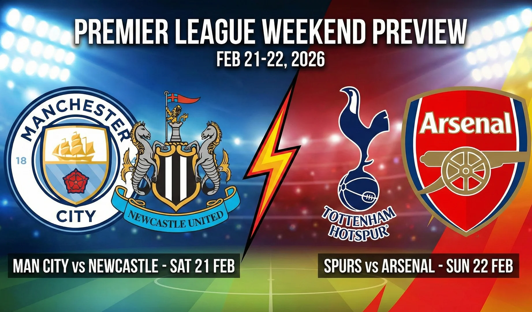 โปรแกรมการแข่งขันฟุตบอลพรีเมียร์ลีก อังกฤษ